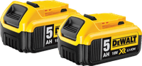 DeWalt DCB184-XJ 18V 5.0Ah Battery 2-pack