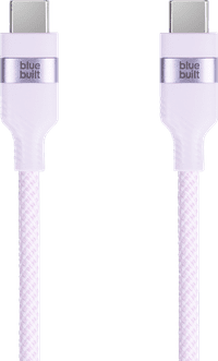 BlueBuilt Usb C naar Usb C Kabel 1,5m Nylon Roze