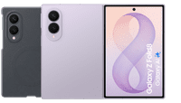 Samsung Galaxy Z Fold 8 256GB Lilac 5G + Silicone Back Cover with Magnet Black