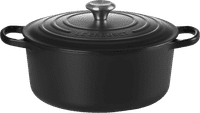 Le Creuset Signature Cocotte Ronde 28 cm Noir Mat
