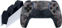 Sony PlayStation 5 DualSense Controller Grey Camo + Oplaadstation