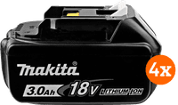 Makita BL1830B LXT 18V 3.0Ah Battery 4-pack