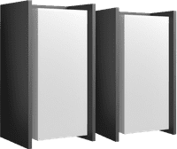 Philips Hue Turaco Wall Lamp White Black Duo Pack