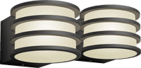 Philips Hue Lucca Wall lamp Outdoors Duo Pack