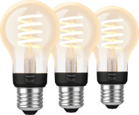 Philips Hue Filament Light White Ambiance Standard E27 3-pack