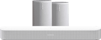 Sonos Beam Gen2 Wit + 2x Era 100 Wit