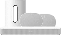 Sonos Beam Gen2 White + Era 300 + Sub Mini White