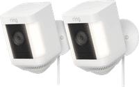 Ring Spotlight Cam Plus - Plug In - White - 2-pack