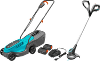 Gardena PowerMax 30/18V P4A + Gardena SmallCut 23/18V P4A incl. 2,5 Ah accu (2x)