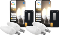 Philips Hue Kaarslamp White E14 4-Pack