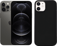 Refurbished iPhone 12 Pro Max 128GB Grafiet (Zo goed als nieuw) + BlueBuilt Back Cover