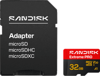 SANDISK Extreme PRO microSDHC 32GB 100MB/s