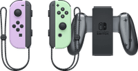 Nintendo Switch Joy-Con Pastel Set Paars/Groen + Nintendo Switch Joy-Con Charge Grip