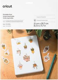 Cricut Printable Vinyl Transparent A4 (12 Sheets)