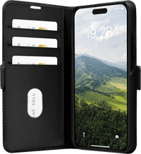 DBramante1928 Copenhagen Slim Apple iPhone 15 Book Case Leer Zwart