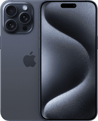 iPhone 15 Pro Max 256 Go Titane Bleu Reconditionné (Comme Neuf)