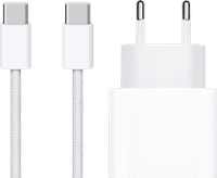 Apple Usb C Oplader 20W + Usb C Kabel 1m Nylon Wit