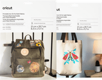 Cricut Printbare Iron-on voor lichte en donkere stoffen A4 (8 vellen)