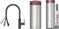 Quooker COMBI+ and Quooker Flex Round Black and Quooker CUBE