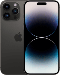 Refurbished iPhone 14 Pro Max 128GB Zwart (Licht gebruikt)