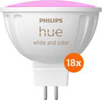 Philips Hue Spot White and Color MR16 18-pack