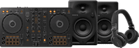 Pioneer DJ DDJ-FLX4 + Pioneer DJ HDJ-CUE1 + Pioneer DJ DM-40