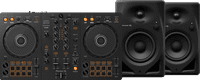 Pioneer DJ DDJ-FLX4 + Pioneer DJ DM-40D Black