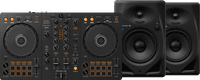 Pioneer DJ DDJ-FLX4 + Pioneer DJ DM-50D-BT Zwart