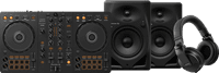 Pioneer DJ DDJ-FLX4 + Pioneer DJ HDJ-X5 Zwart + Pioneer DJ DM-50D-BT Zwart