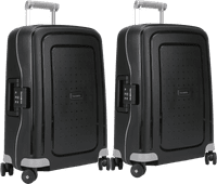 Samsonite S'Cure Spinner 55cm Duo Pack Black