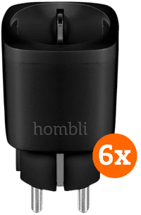 Hombli Smart Plug Black 6-pack
