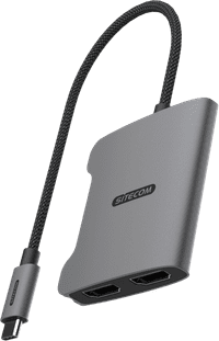Sitecom USB-C naar Dual HDMI Adapter