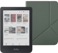 Kobo Clara Colour Zwart + Sleep Cover Groen