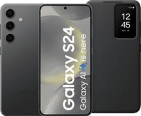 Samsung Galaxy S24 256GB Black 5G + Smart View Book Case Black