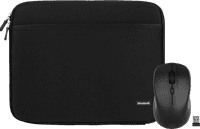 BlueBuilt Laptop Sleeve Width 37cm 15-16-Inch S Black + Nexum Wireless Mouse