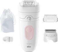 Braun Silk·épil 5 5-030 Weiß/Flamingo