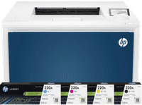 HP Color LaserJet Pro MFP 4202dw + 1 extra set toners