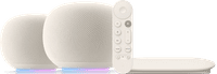 Google Home Speaker Créme Duo Pack + Google TV Streamer 4K