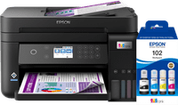 Epson EcoTank ET-3850 + 1 set extra inktflesjes