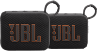JBL Go 4 Black 2-pack