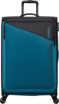 American Tourister Daring Dash Expandable Spinner 77cm Black/Blue