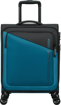 American Tourister Daring Dash Expandable Spinner 55cm Black/Blue
