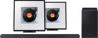 Samsung HW-S700D Zwart+ Samsung Music Frame HW-LS60D (2-pack)