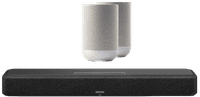 Denon Home Soundbar 550 + Denon Home 200 Silver (2x)