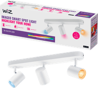 WiZ 3 spots Imageo white - Colored and White light - GU10