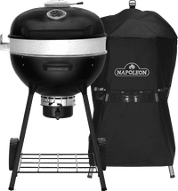 Napoleon PRO Houtskool Kettle Mat Zwart met Bakplaat + Napoleon Hoes voor Premium en Pro Kettle 57 cm