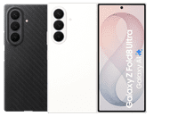 Samsung Galaxy Z Fold 8 Ultra 256GB Wit 5G + Carbon Back Cover met Magneet Zwart