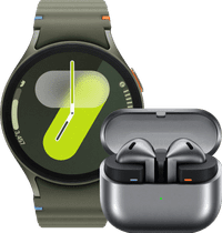 Samsung Galaxy Watch 7 Groen 44mm + Galaxy Buds3 Zwart
