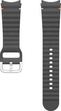 Samsung Siliconen Sport Bandje 20mm Donkergrijs M/L