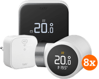 Tado Smart Thermostat X Starter Pack + 8 Radiator Knobs